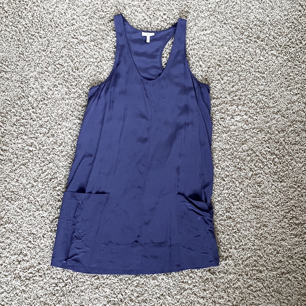 Joie blue sleeveless shift dress